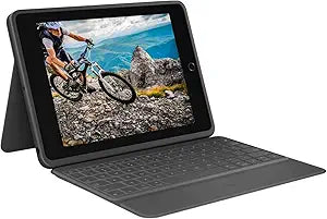 Logitech Rugged Folio iPad (7th/8th/9th Gen) Protective Keyboard Case