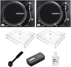 Reloop RP-2000 MK2 DJ Turntable Pair Bundle Direct Drive