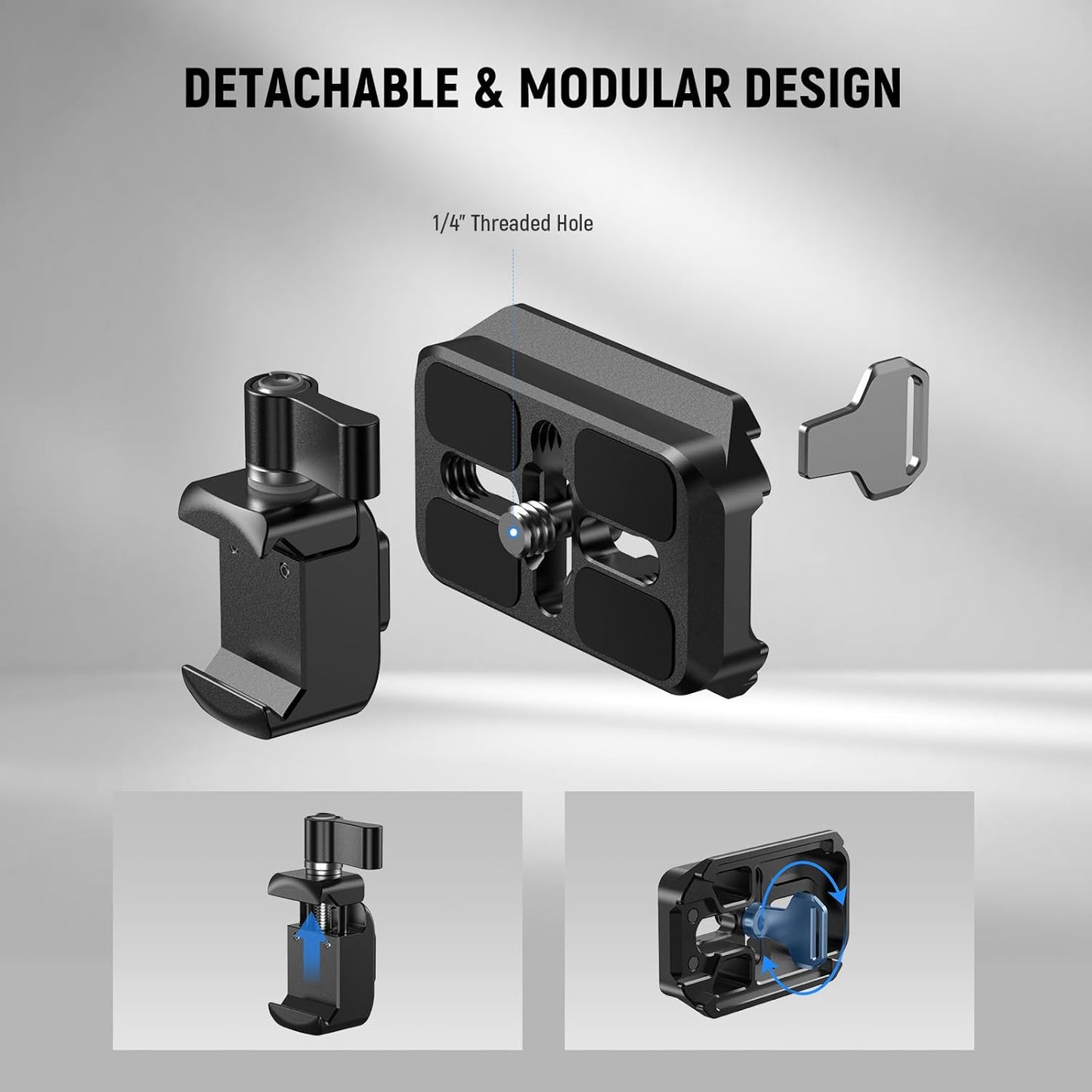 Neewer 10104907 NATO to Arca QR Plate Adapter