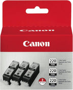 Canon CNMPGI220BK3PK PGI-220 Black Ink Cartridge Triple Pack