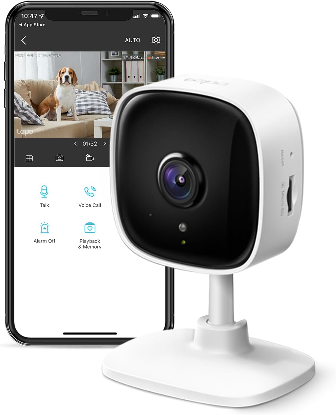 TP-Link Tapo C100 1080P Indoor Security Camera