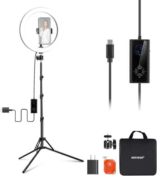 Neewer RH12B 12" Bi-Color LED Ring Light with Stand