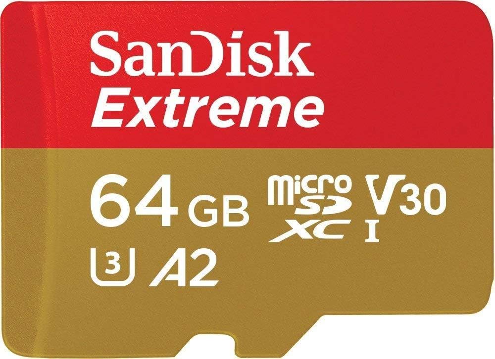 SanDisk SDSQXA2-064G-GN6MA 64GB Extreme MicroSD Card