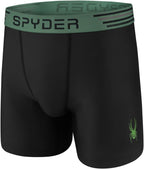 Spyder Mens Boxer Briefs 4-Pack Performance Underwear