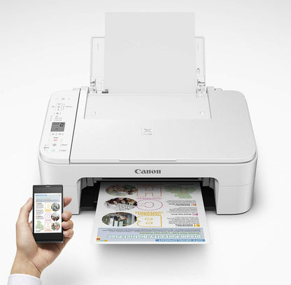Canon 3771C057 Pixma TS3322 Wireless All-in-One Printer (White)