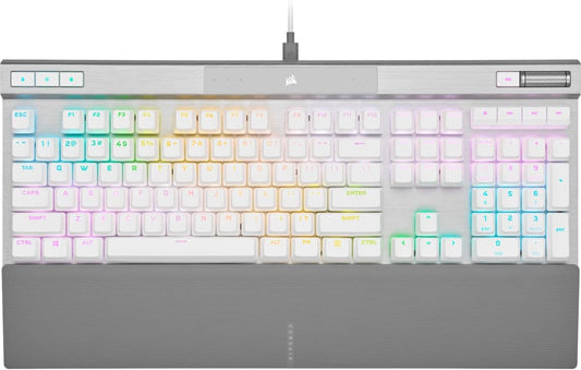 Corsair CH-910951A-NA K70 PRO RGB OPX Gaming Keyboard White