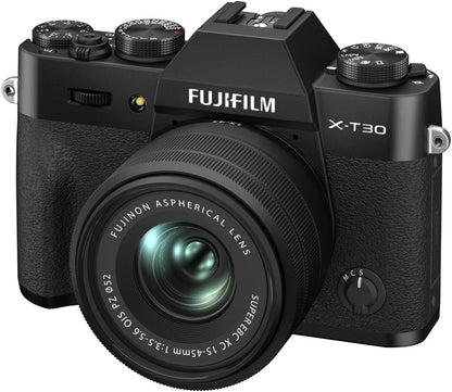 Fujifilm X-T30 II XC15-45mm Black Mirrorless Camera Kit