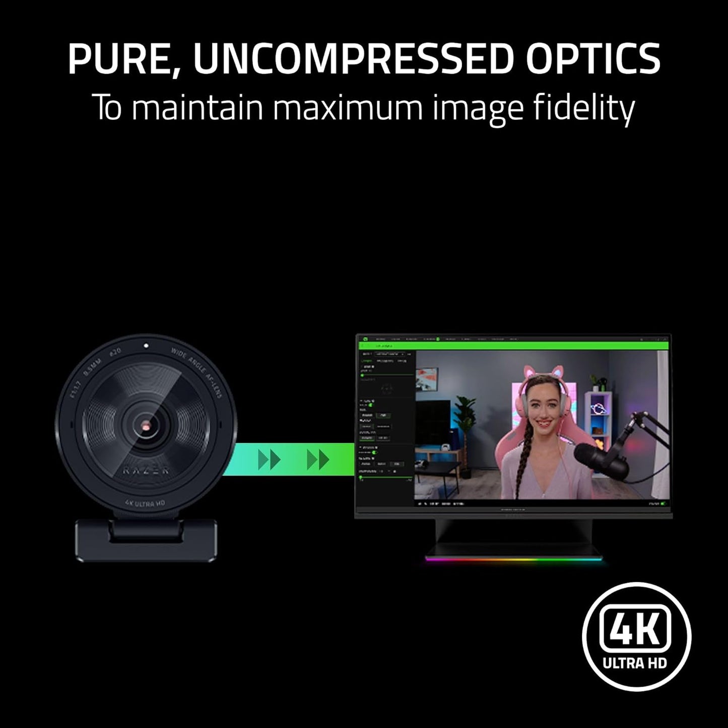 Razer Kiyo Pro Ultra 4K Streaming Webcam