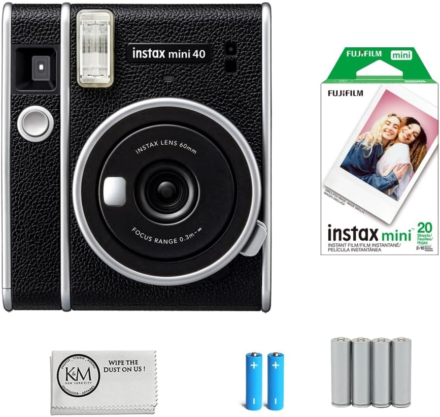 Fujifilm INSTAX MINI 40 Instant Camera Bundle