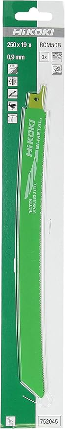 Hitachi SABERSAWBLADERCM50BN Tiger-Tooth Saw Blade 3-Pack