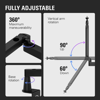 Elgato Wave3 Premium Condenser Microphone and Mic Arm
