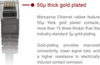Monoprice 111244 Cat5e Ethernet Cable - 10ft Yellow Flexboot