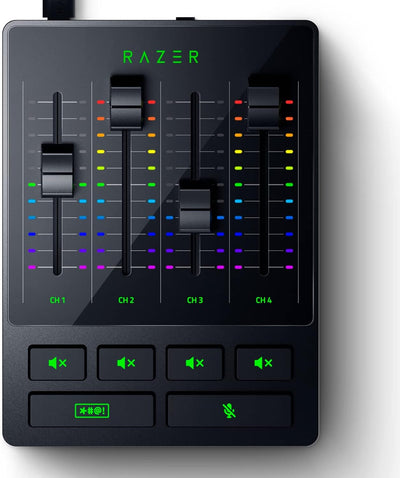 Razer Audio Mixer 4-Channel Streaming Chroma RGB Renewed