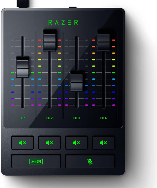 Razer Audio Mixer 4-Channel Streaming Chroma RGB Renewed