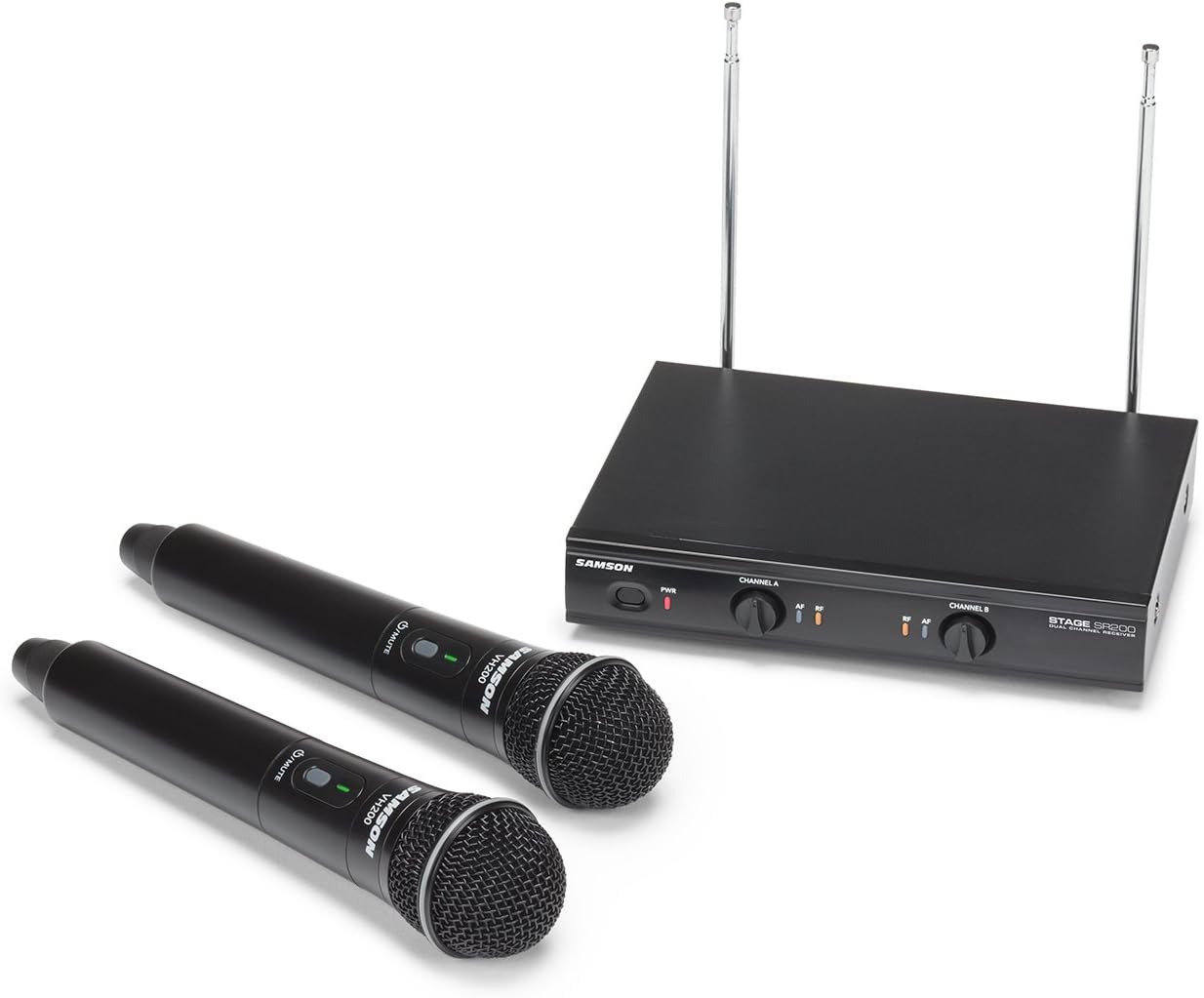 Samson SWS200HH C Stage 200 Dual Wireless Handheld Microphone System