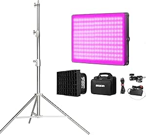 Aputure Amaran P60C RGBWW Video Panel Light Kit