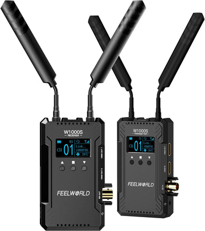 FEELWORLD W1000S-OF-US-FW Wireless Video Transmission System