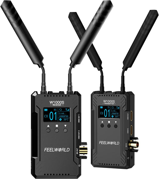 FEELWORLD W1000S-OF-US-FW Wireless Video Transmission System