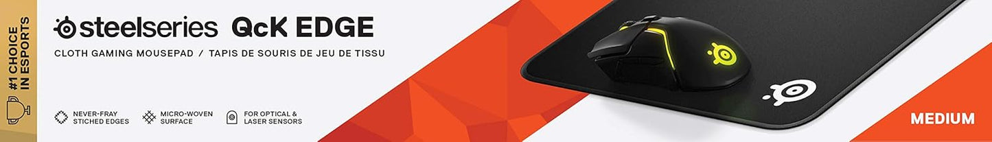 SteelSeries 63822 QcK Gaming Mouse Pad - Stitched Edge