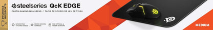 SteelSeries 63822 QcK Gaming Mouse Pad - Stitched Edge