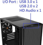 Thermaltake CA-1J1-00S1NN-00 Versa H17 Micro ATX Gaming Case
