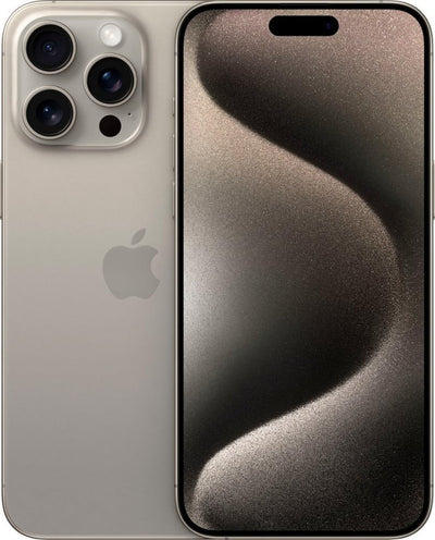 Apple iPhone 15 Pro Max 512GB Natural Titanium (AT&T Renewed)