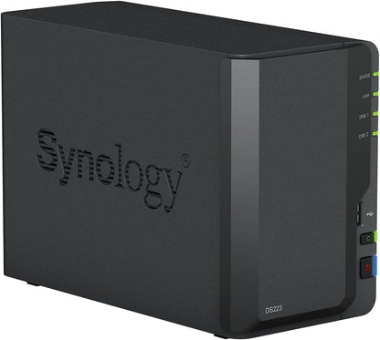 Synology DS223 Diskstation NAS + 2x 4TB WD Red Plus HDD