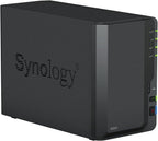 Synology DS223 2-Bay NAS with 24TB IronWolf Drives