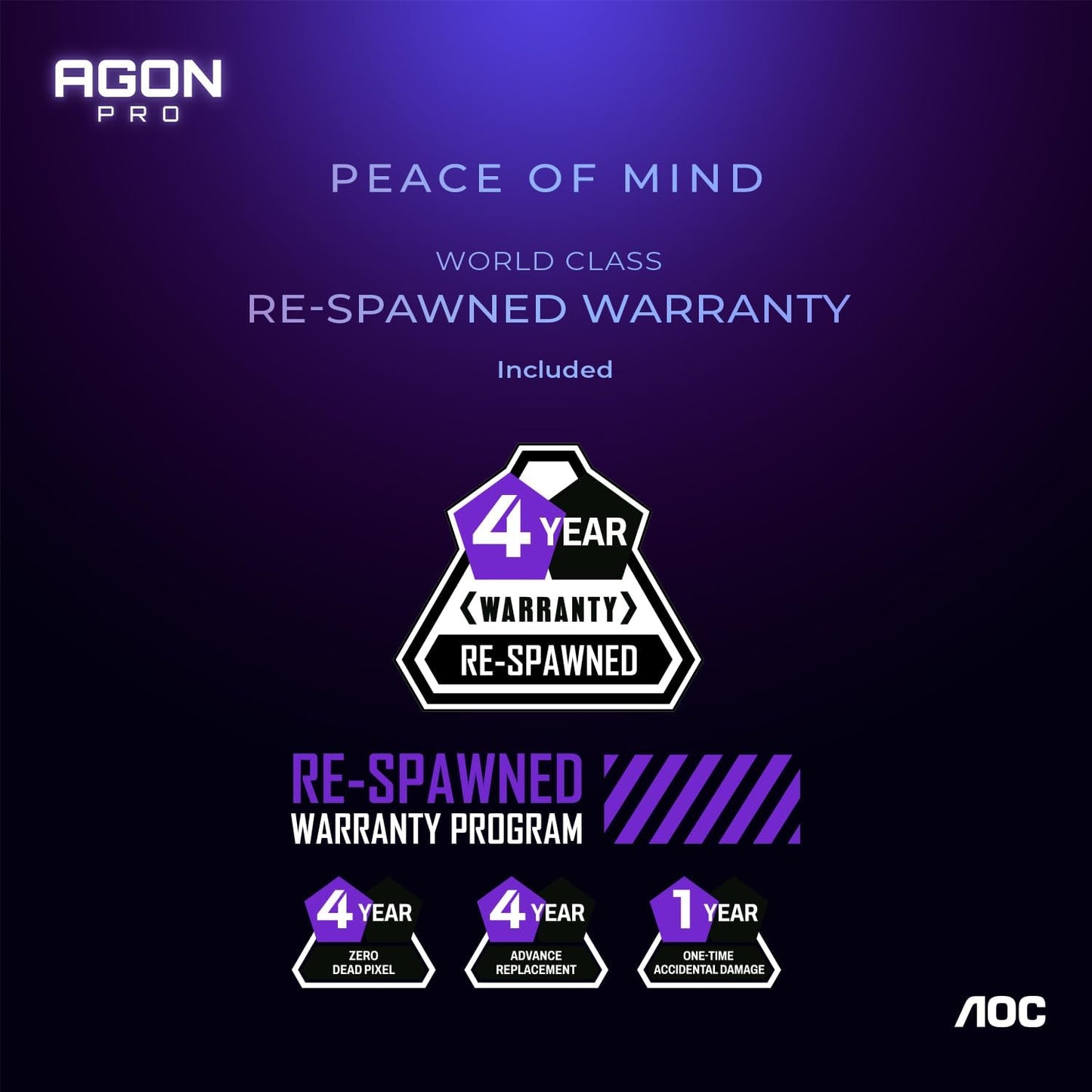 AOC AG274QG Agon PRO 27" 2K 240Hz Gaming Monitor