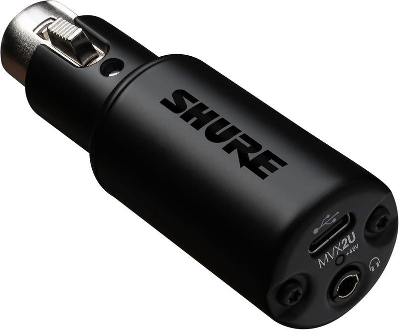 Shure MVX2U XLR-to-USB Digital Audio Interface — main product image