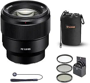 Sony 85mm F1.8 E-Mount Lens - Full-Frame Prime