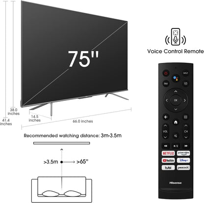 Hisense 75U7G 75" ULED 4K Android Smart TV