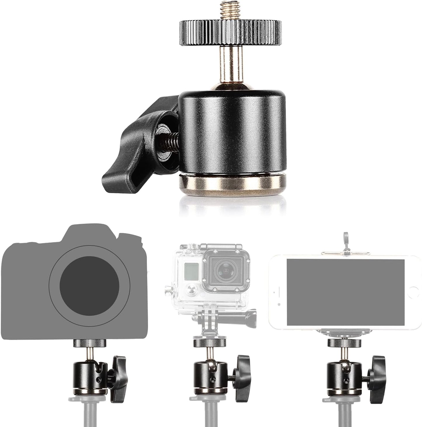 Neewer Aluminum Alloy 360° Rotating Mini Ball Head