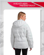 Spyder Women's Puffer Jacket Water-Resistant Hooded Winter Coat