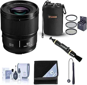 Panasonic LUMIX S 50mm f/1.8 L-Mount Lens Bundle