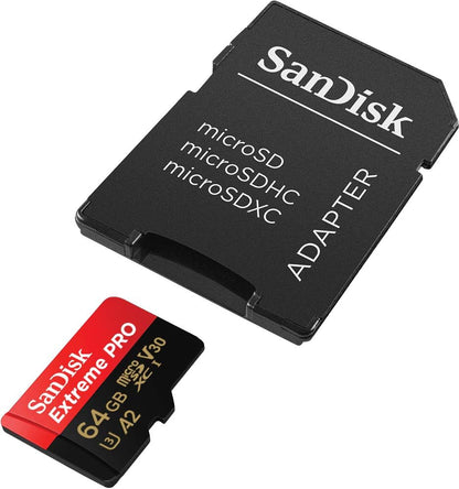 SanDisk SDSQXCU-064G-GN6MA 64GB Extreme PRO MicroSD Card