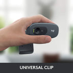 Logitech 960-000694 C270 HD Webcam - Black