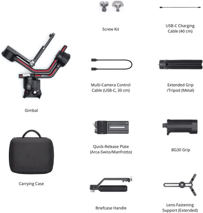 DJI RS 3 Pro 3-Axis Gimbal Stabilizer DSLR Cinema
