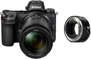 Nikon Z 7II Mirrorless Camera 24-70mm Lens FTZ Adapter