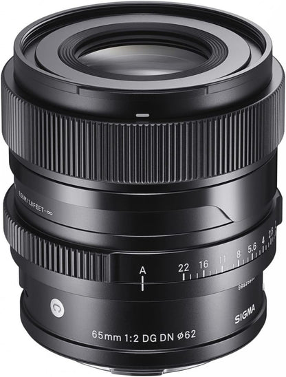 Sigma I Series 65mm F2 DG DN Sony E Lens Bundle