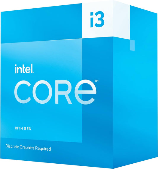 Intel BX8071513100F i3-13100F 4-Core Desktop Processor
