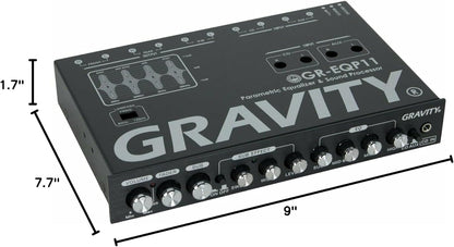 Gravity GR-EQP11 4-Way Car Parametric Equalizer