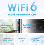 TP-Link Deco X50-Outdoor WiFi 6 Mesh Router PoE