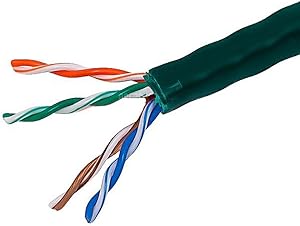 Monoprice 100887 Cat5e Ethernet Cable 1000ft Green — main product image