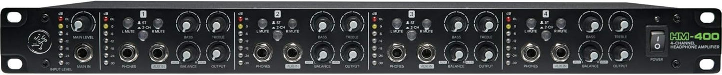 Mackie HM-400 4-Channel Headphone Amplifier Rackmount