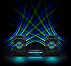 Sony SHAKEX30 High-Power Bluetooth Home Audio System