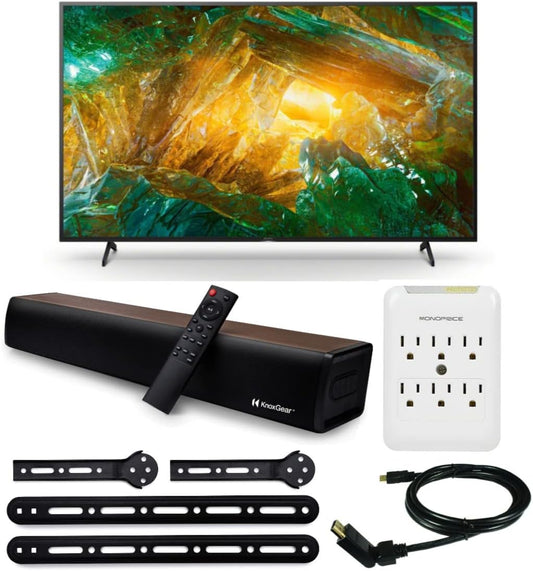 Sony XBR X800H 65-Inch 4K Ultra HD HDR Smart TV Bundle