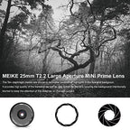 Meike ZN-2522 25mm T2.2 MFT Mount Cinema Lens