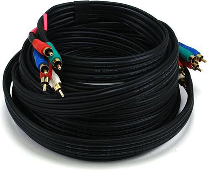 Monoprice 100322 25ft 5-RCA Component Video/Audio Cable