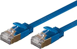 Monoprice 127781 SlimRun Cat6A Ethernet Patch Cable 10ft Blue